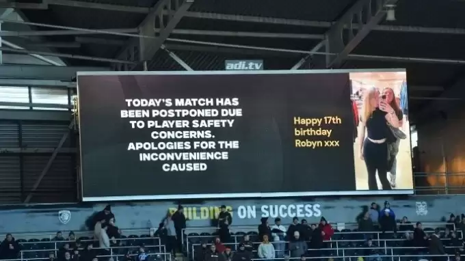 Hull maçına 'dondurucu soğuk' ertelemesi