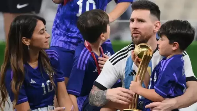 Lionel Messi'nin eşinden flaş hamle! Maça aldırmadı...