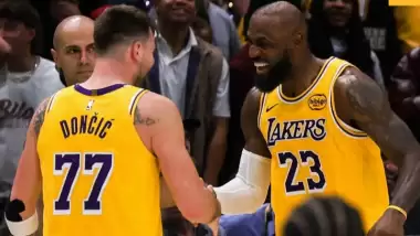 LeBron ile Doncic, Lakers'ı taşıdı!