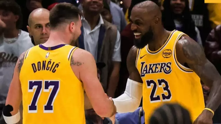 LeBron ile Doncic, Lakers'ı taşıdı!