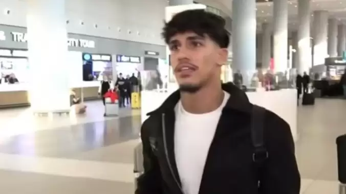 Galatasaray'ın yeni transferi Can Armando Güner İstanbul'a geldi!