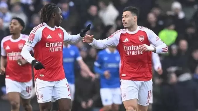 Arsenal kupada 4 attı, turu aldı!