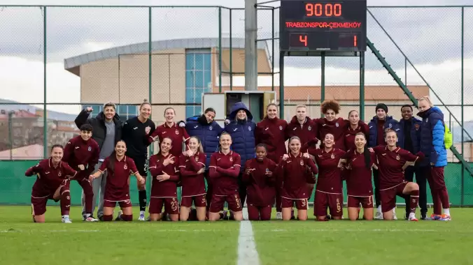Trabzonspor'dan dört dörtlük galibiyet