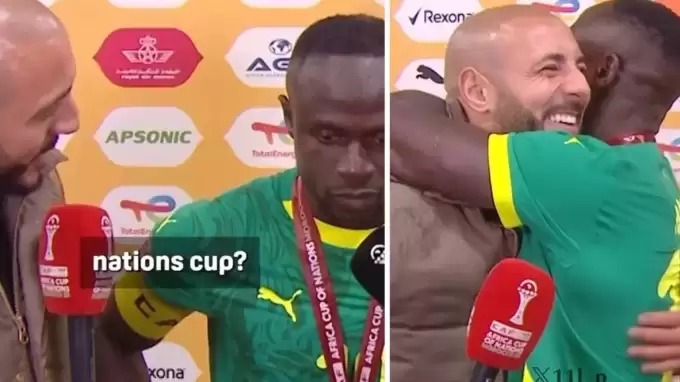 Galatasaray'ın eski yıldızını karşısında gören Sadio Mane şaştı kaldı