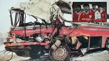 Samsunspor'un 37 yıl önce geçirdiği trafik kazasında hayatını kaybedenler anıldı