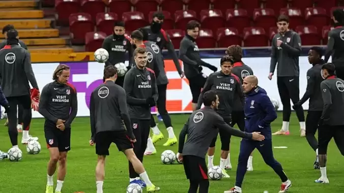 Atletico Madrid, Galatasaray maçı hazırlıklarını tamamladı