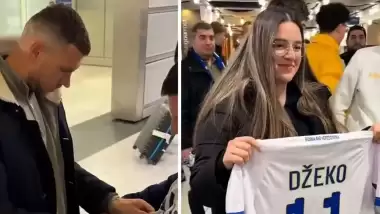 Dzeko'dan Fener taraftarını duygulandıran hareket