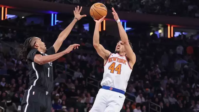 New York Knicks'ten, Brooklyn Nets'e 54 sayı fark