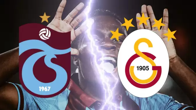 Trabzonspor'dan Galatasaray'a flaş Oulai cevabı! Resmi hesaptan paylaştılar...