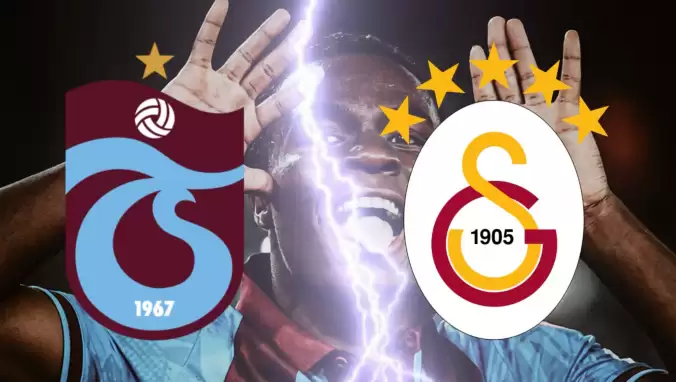 Trabzonspor'dan Galatasaray'a flaş Oulai cevabı! Resmi hesaptan paylaştılar...