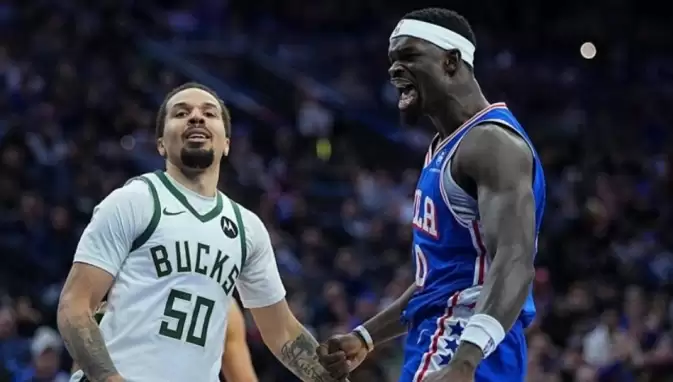 Adem Bona'lı Sixers, Bucks farklı geçti
