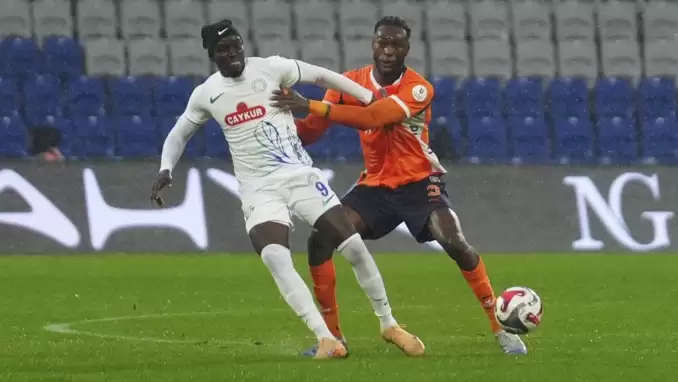 Başakşehir ile Rizespor karşı karşıya geldi! 4 gol çıktı...
