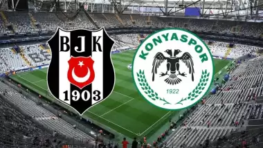 Beşiktaş - Konyaspor maçı öncesinde sürpriz bir şekilde kadrodan çıkarıldı!