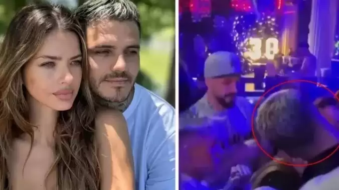 Icardi, açtı ağzınu yumdu gözünü! Milyonlar izlenen öpüşme videosuna zehir zemberek yanıt