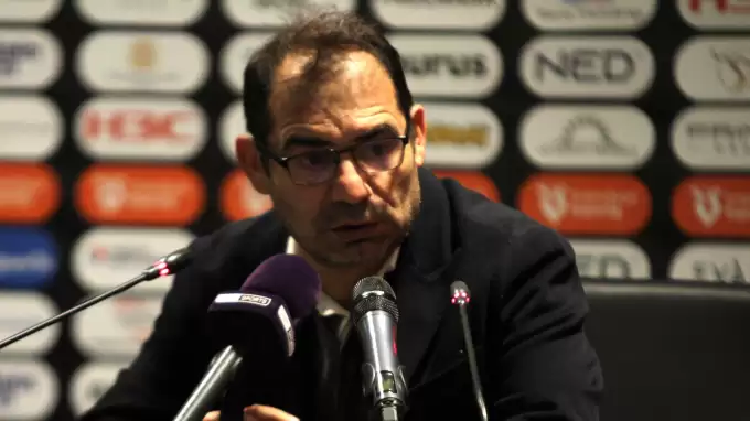 Metin Diyadin: "Çok iyi oynadığımız bir maçtı ama zorunlu değişiklikler berabere bitirdi"