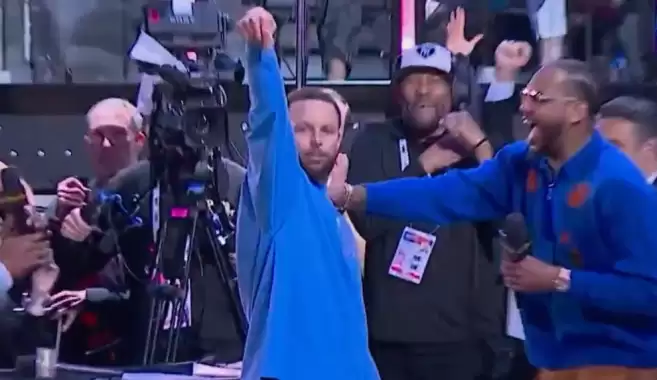 Yok artık Stephen Curry! Sakatlığı nedeniyle yer alamadığı All-Star'a böyle damga vurdu
