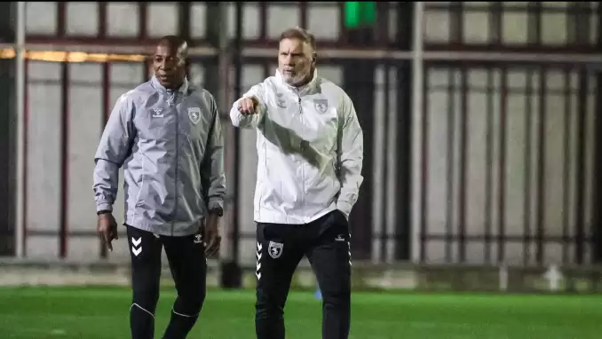 Thorsten Fink, Samsunspor'un başında ilk antrenmanına çıktı