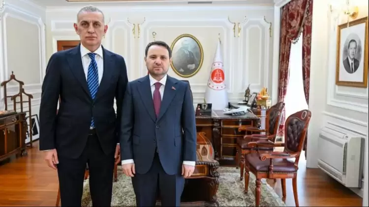 TFF Başkanı Hacıosmanoğlu, Adalet Bakanı Gürlek'i ziyaret etti