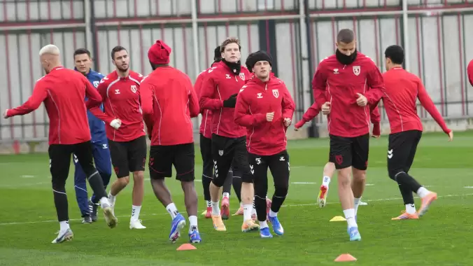 Samsunspor, Shkendija maçı hazırlıklarını tamamladı