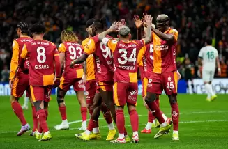 Galatasaray'da yorulmak yok! 3 puan hanesinde...