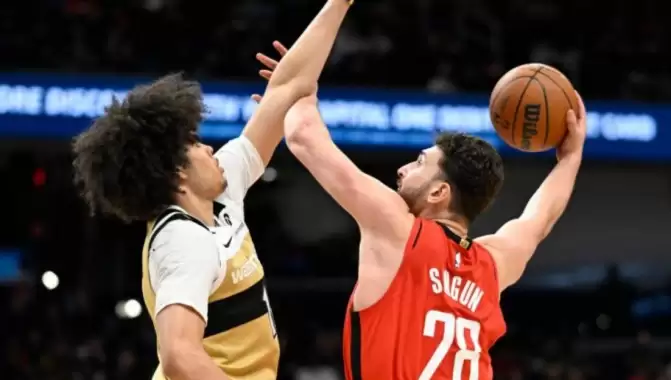 Alperen Şengün, Wizards'a patladı! Maça damga vurdu, galibiyeti getirdi