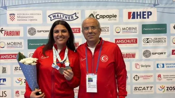 Milli atıcı Şevval İlayda Tarhan, Avrupa Şampiyonası'nda 4. sırayı aldı