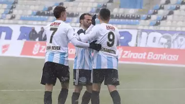 Erzurumspor FK 4 golle kazandı