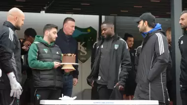 Kocaelispor'da Show'a doğum günü sürprizi