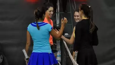 İpek-Melis çifti çeyrek finalde!