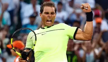 Nadal bininci maçına çıktı