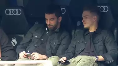 Arda Turan da maçı kaçırmadı!