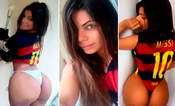 Messi hayranı Miss Bum Bum Suzy Cortez!