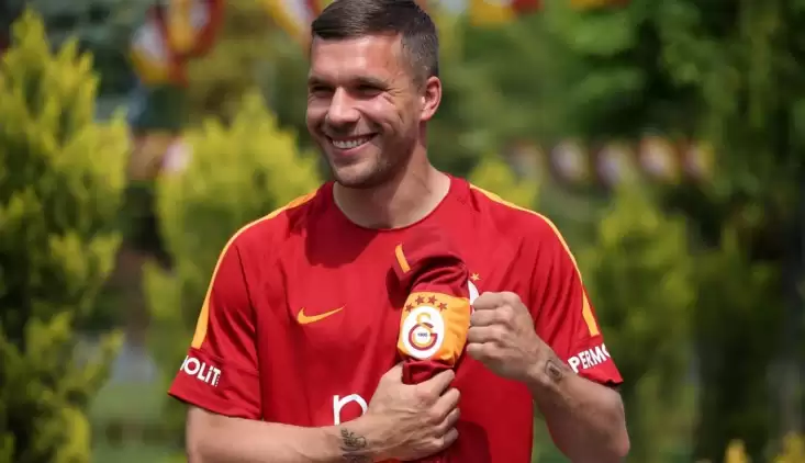 Galatasaray'dan ayrıldı! Podolski'den veda sözleri!