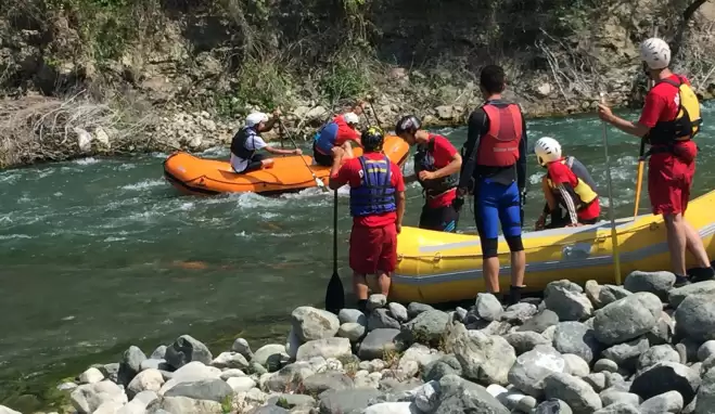 Türkiye Rafting Şampiyonası heyecanı sürüyor