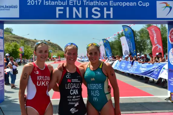 Triatlon Avrupa Kupası'nda kazananlar belli oldu