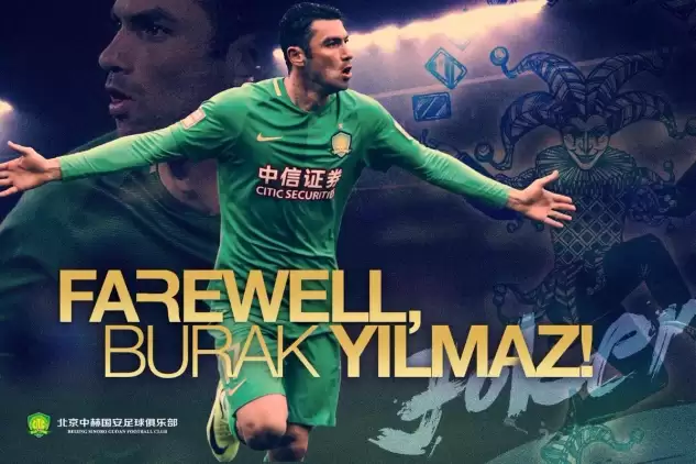 Ve Beijing Guoan, Burak Yılmaz'ı resmen açıkladı! 3 yıllık imza...