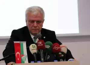 Bursaspor heyetinden TFF yöneticisi Çağlar'a ziyaret