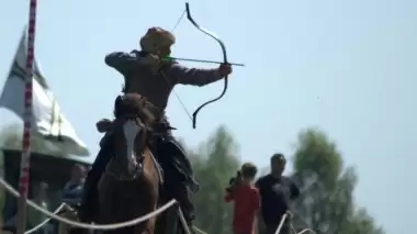 Atlı okçuluk yarı final müsabakaları gerçekleştirildi