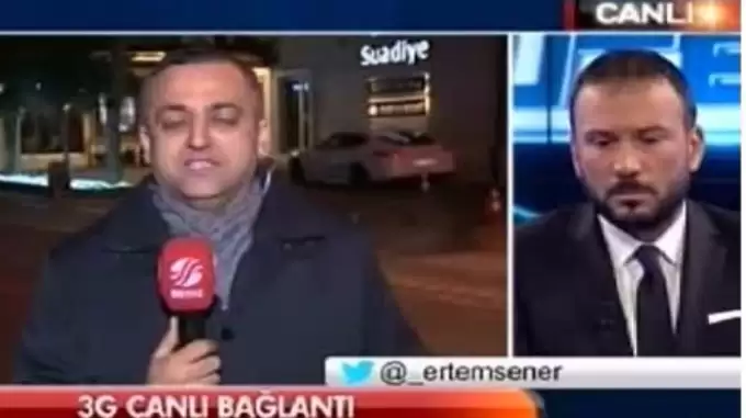 Beyaz TV muhabirine şok!