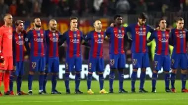 Barcelona maça siyah bantla çıkacak
