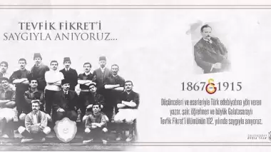Galatasaray Kulübü, Tevfik Fikret'i andı