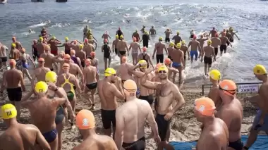 Çanakkale Boğazı'nda kıyasıya yarış! Birinciler...