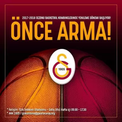 Galatasaray basketbol kombinelerini satışa sundu!