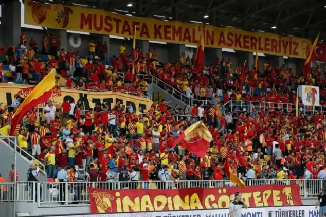 Göztepe maçında pankart krizi