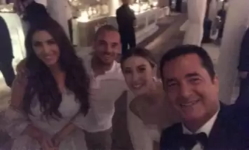 Ünlü isimler Acun Ilıcalı'nın düğününe katıldı