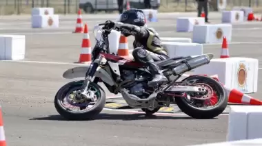 Uşak'ta Türkiye Süpermoto Şampiyonası heyecanı!