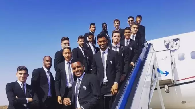 Vitoria Guimaraes kafilesi, Konya'ya geldi