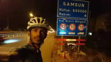 Bisiklet tutkunu rekor kırdı! İşte o mesafe!