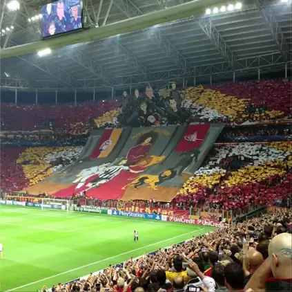 Galatasaray'ın koreografisi en iyiler arasında!