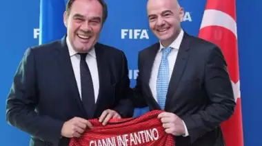 Yıldırım Demirören'den Infantino'ya ziyaret
